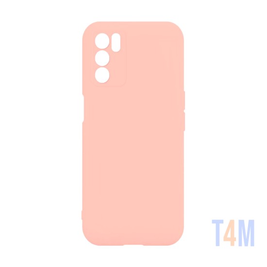 Capa de Silicone para Oppo A16 Rosa